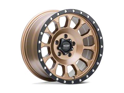 Pro Comp Wheels Rockwell Matte Bronze with Black Lip 6-Lug Wheel; 17x8.5; 0mm Offset (21-24 F-150)