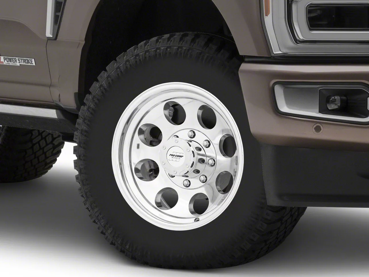 Mammoth F-250 Super Duty 8 Aluminum Polished 8-Lug Wheel; 18x9