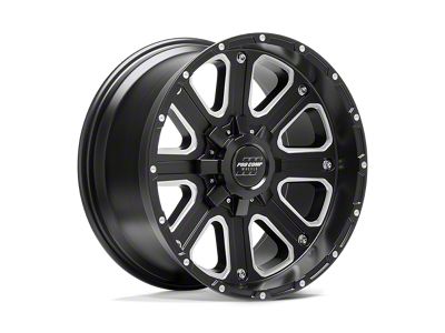 Pro Comp Wheels Axis Satin Black Milled 5-Lug Wheel; 17x9; -6mm Offset (02-08 RAM 1500, Excluding Mega Cab)