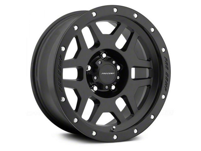 Pro Comp Wheels Phaser Satin Black 6-Lug Wheel; 20x9; -12mm Offset (19-24 RAM 1500)