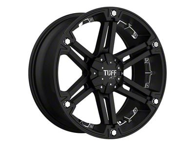 Pro Comp Wheels T01 Flat Black with Chrome Inserts 6-Lug Wheel; 18x9; 10mm Offset (19-25 RAM 1500)