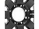Pro Comp Wheels Trilogy Race Satin Black 8-Lug Wheel; 17x9; -6mm Offset (06-08 RAM 1500 Mega Cab)