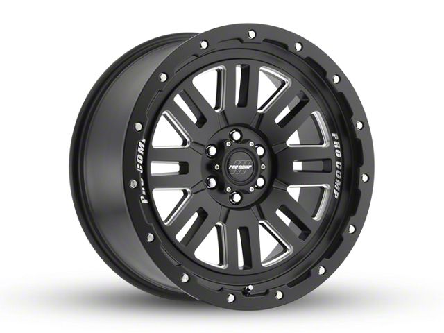 Pro Comp Wheels Cognito Satin Black Milled 6-Lug Wheel; 18x9; 0mm Offset (19-23 Ranger)
