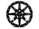 Pro Comp Wheels Patriot Gloss Black Milled 6-Lug Wheel; 20x9; 0mm Offset (19-23 Ranger)