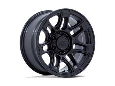Pro Comp Wheels Roughneck Matte Black 6-Lug Wheel; 17x8.5; 0mm Offset (24-25 Ranger)