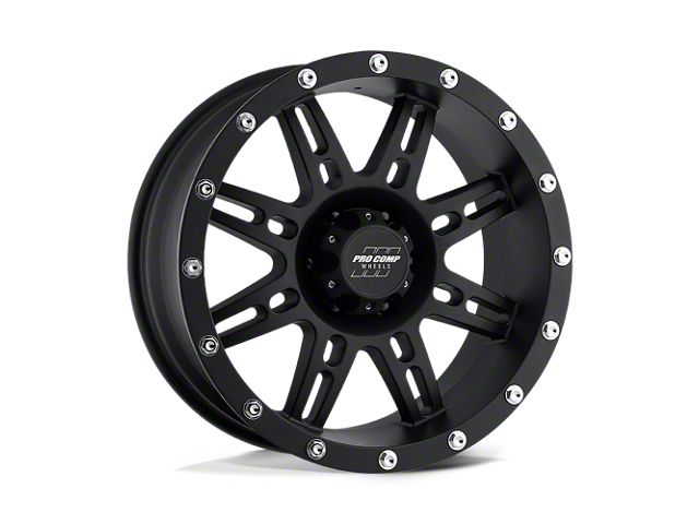 Pro Comp Wheels Stryler Flat Black 6-Lug Wheel; 16x8; 0mm Offset (19-23 Ranger)