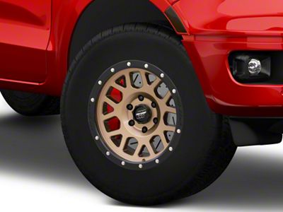 Pro Comp Wheels Vertigo Matte Bronze with Black Lip 6-Lug Wheel; 17x9; -6mm Offset (19-23 Ranger)