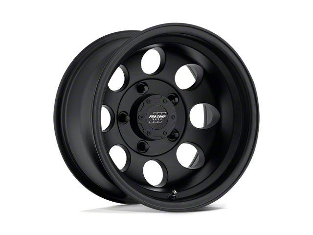 Pro Comp Wheels Vintage Flat Black 6-Lug Wheel; 16x8; -12mm Offset (19-23 Ranger)