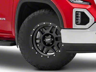 Pro Comp Wheels Phaser Satin Black 6-Lug Wheel; 18x9; 12mm Offset (19-25 Sierra 1500)
