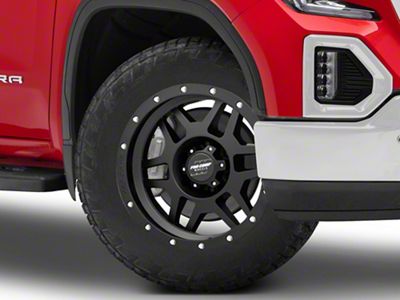 Pro Comp Wheels Phaser Satin Black 6-Lug Wheel; 20x9; -12mm Offset (19-25 Sierra 1500)