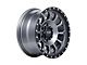 Pro Comp Wheels Rockwell Matte Graphite with Black Lip 6-Lug Wheel; 17x8; 0mm Offset (14-18 Sierra 1500)