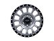 Pro Comp Wheels Rockwell Matte Graphite with Black Lip 6-Lug Wheel; 17x8; 0mm Offset (14-18 Sierra 1500)