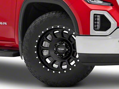 Pro Comp Wheels Rockwell Satin Black 6-Lug Wheel; 20x9; 0mm Offset (19-25 Sierra 1500)