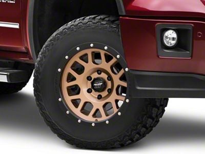 Pro Comp Wheels Vertigo Matte Bronze with Black Lip 6-Lug Wheel; 17x9; -6mm Offset (14-18 Sierra 1500)