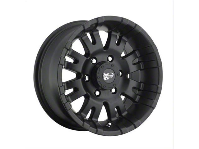 Pro Comp Wheels 01 Series Satin Black 8-Lug Wheel; 18x9.5; -19mm Offset (07-10 Sierra 2500 HD)