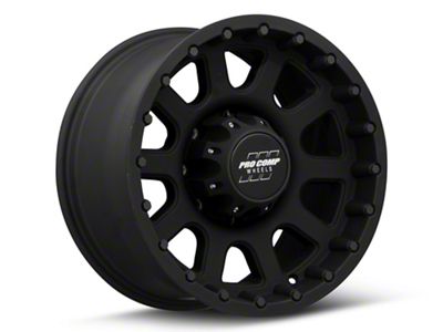 Pro Comp Wheels 32 Series Bandido Flat Black 8-Lug Wheel; 17x9; -6mm Offset (07-10 Sierra 2500 HD)