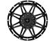 Pro Comp Wheels Blockade Gloss Black Milled 8-Lug Wheel; 20x9.5; -6mm Offset (07-10 Sierra 2500 HD)