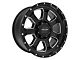Pro Comp Wheels Sledge Satin Black Milled 8-Lug Wheel; 20x9; 0mm Offset (07-10 Sierra 2500 HD)
