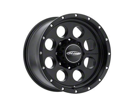 Pro Comp Wheels Proxy Satin Black 8-Lug Wheel; 17x9; -6mm Offset (07-10 Sierra 3500 HD SRW)