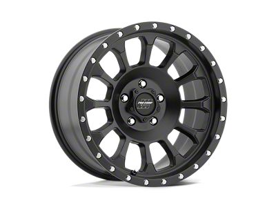 Pro Comp Wheels Rockwell Satin Black 8-Lug Wheel; 18x9; 0mm Offset (07-10 Sierra 3500 HD SRW)