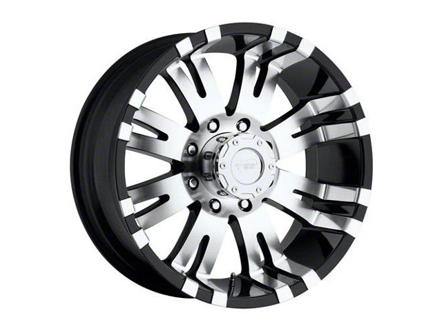 Pro Comp Wheels 01 Series Gloss Black Machined 8-Lug Wheel; 18x9.5; -19mm Offset (07-10 Silverado 2500 HD)