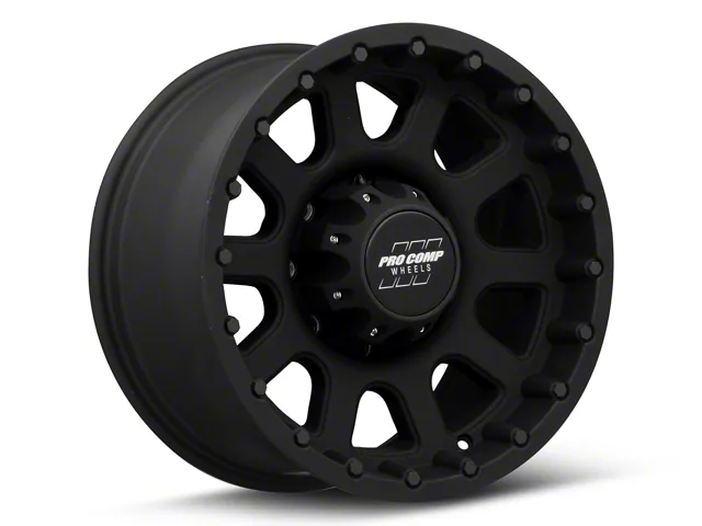 Pro Comp Wheels 32 Series Bandido Flat Black 8-Lug Wheel; 17x9; -6mm Offset (07-10 Silverado 2500 HD)