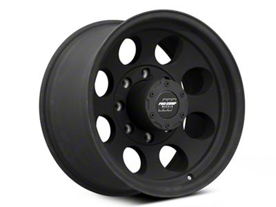 Pro Comp Wheels 69 Series Vintage Flat Black 8-Lug Wheel; 17x9; -6mm Offset (07-10 Silverado 2500 HD)