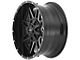 Pro Comp Wheels Blockade Gloss Black Milled 8-Lug Wheel; 20x9.5; -6mm Offset (07-10 Silverado 2500 HD)