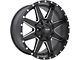 Pro Comp Wheels Quick 8 Satin Black Milled 8-Lug Wheel; 20x9; 0mm Offset (07-10 Silverado 2500 HD)