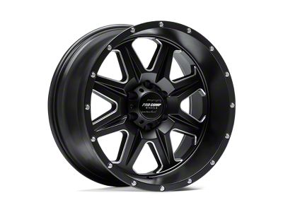 Pro Comp Wheels Recon Satin Black Milled 8-Lug Wheel; 20x10; -18mm Offset (07-10 Silverado 2500 HD)