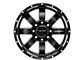 Pro Comp Wheels Trilogy Satin Black 8-Lug Wheel; 17x9; -6mm Offset (07-10 Silverado 2500 HD)