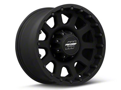 Pro Comp Wheels 32 Series Bandido Flat Black 8-Lug Wheel; 17x9; -6mm Offset (07-10 Silverado 3500 HD SRW)