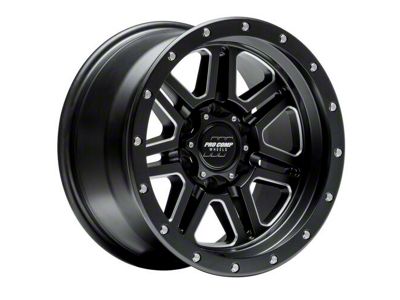 Pro Comp Wheels 62 Series Apex Satin Black Milled 6-Lug Wheel; 20x10; -18mm Offset (21-25 Tahoe)