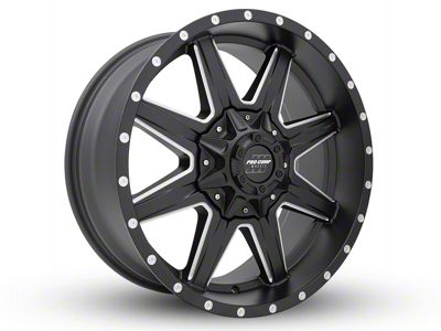 Pro Comp Wheels Quick 8 Satin Black Milled 6-Lug Wheel; 20x9; 0mm Offset (21-25 Tahoe)