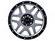 Pro Comp Wheels Phaser Matte Graphite with Black Lip 6-Lug Wheel; 17x9; -6mm Offset (15-20 Yukon)