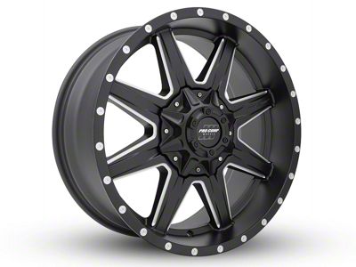 Pro Comp Wheels Quick 8 Satin Black Milled 6-Lug Wheel; 20x9; 0mm Offset (21-24 Yukon)