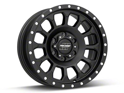 Pro Comp Wheels Rockwell Satin Black 6-Lug Wheel; 17x8.5; 0mm Offset (21-25 Yukon)