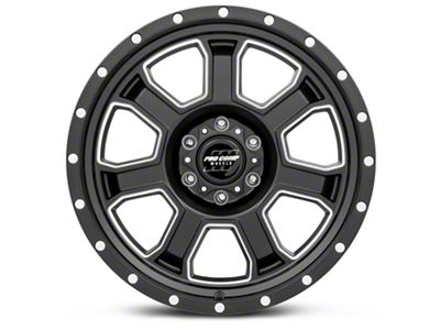 Pro Comp Wheels Sledge Satin Black Milled 6-Lug Wheel; 20x9; 0mm Offset (21-25 Yukon)