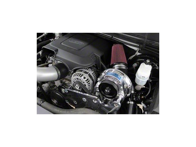Procharger Stage II Intercooled Supercharger Complete Kit with P-1SC-1; Satin Finish (07-13 4.8L Sierra 1500)