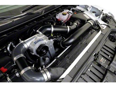 Procharger High Output Intercooled Supercharger Complete Kit with P-1SC-1; Satin Finish (19-24 5.3L Sierra 1500)