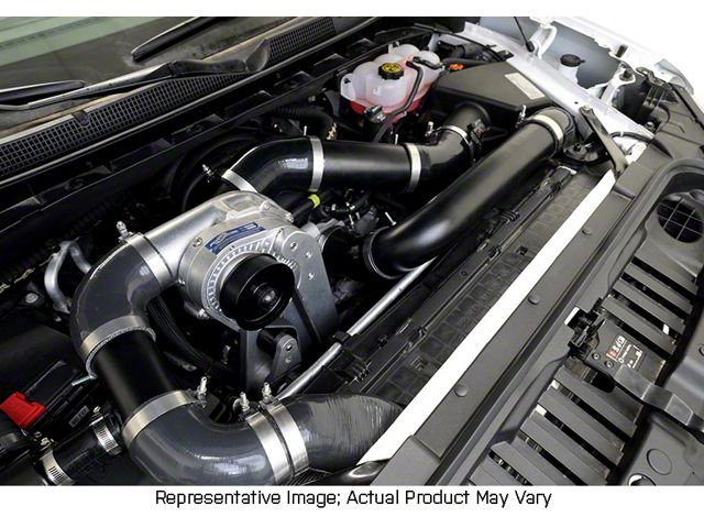 Procharger High Output Intercooled Supercharger Tuner Kit with P-1SC-1; Satin Finish (19-24 5.3L Sierra 1500)