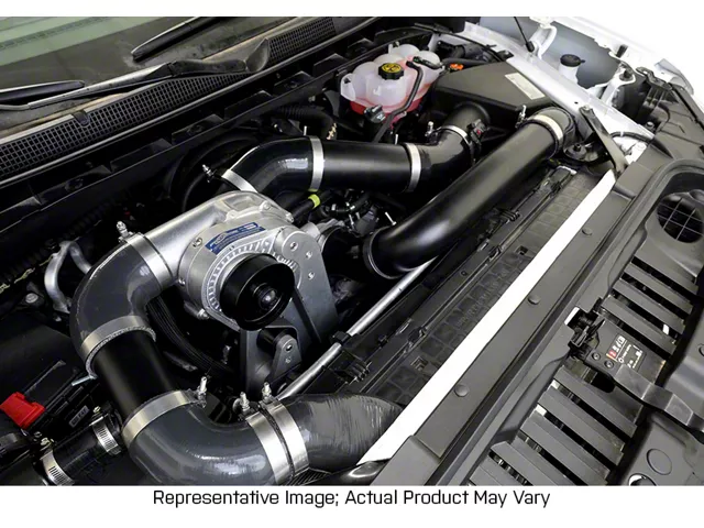Procharger High Output Intercooled Supercharger Complete Kit with P-1SC-1; Black Finish (19-24 5.3L Silverado 1500)