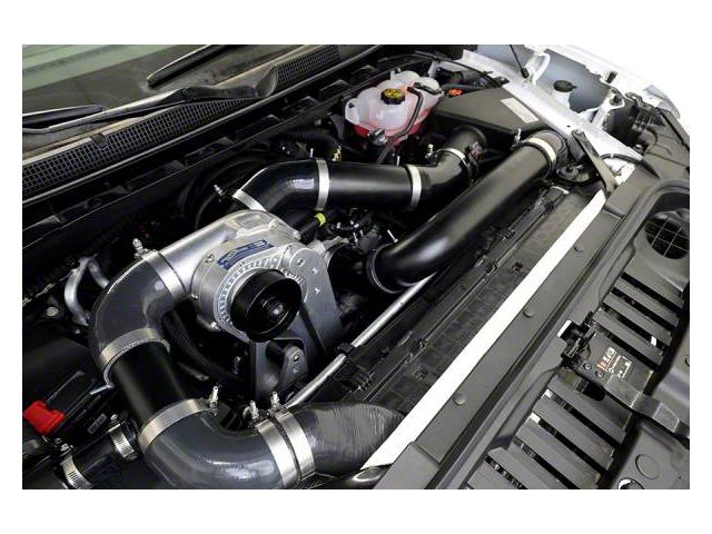 Procharger High Output Intercooled Supercharger Complete Kit with P-1SC-1; Satin Finish (19-24 5.3L Silverado 1500)