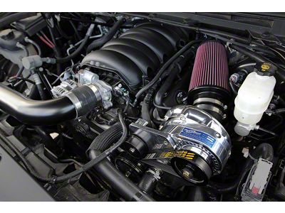 Procharger Stage II Intercooled Supercharger Tuner Kit with P-1SC-1; Satin Finish; Dedicated Drive (14-18 5.3L Silverado 1500)