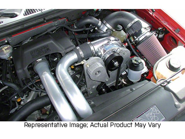 Procharger High Output Intercooled Supercharger Complete Kit with P-1SC; Black Finish (97-03 5.4L F-150)