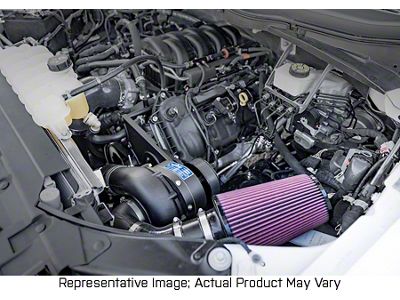 Procharger High Output Intercooled Supercharger Complete Kit with P-1SC-1; Black Finish (21-23 5.0L F-150)