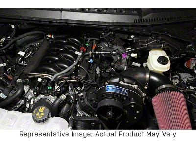 Procharger High Output Intercooled Supercharger Complete Kit with P-1SC-1; Satin Finish (18-20 5.0L F-150)