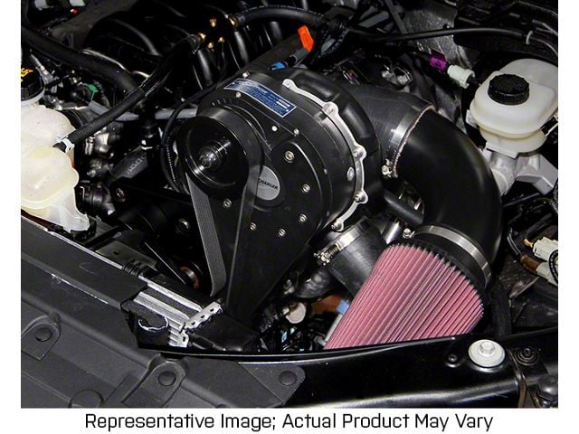 Procharger Stage II Intercooled Supercharger Complete Kit with P-1SC-1; Polished Finish (15-17 5.0L F-150)