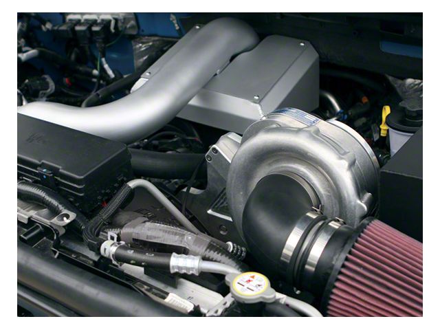 Procharger High Output Intercooled Supercharger Complete Kit with P-1SC-1; Satin Finish (04-08 5.4L F-150)