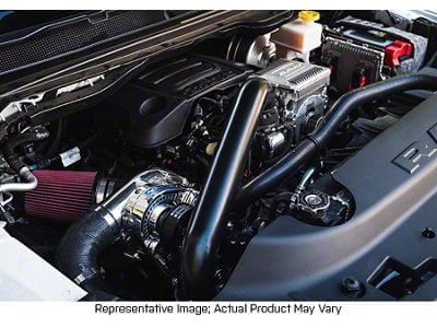 Procharger Stage II Intercooled Supercharger Complete Kit with P-1SC-1; Black Finish (19-22 5.7L RAM 1500 w/ eTorque)